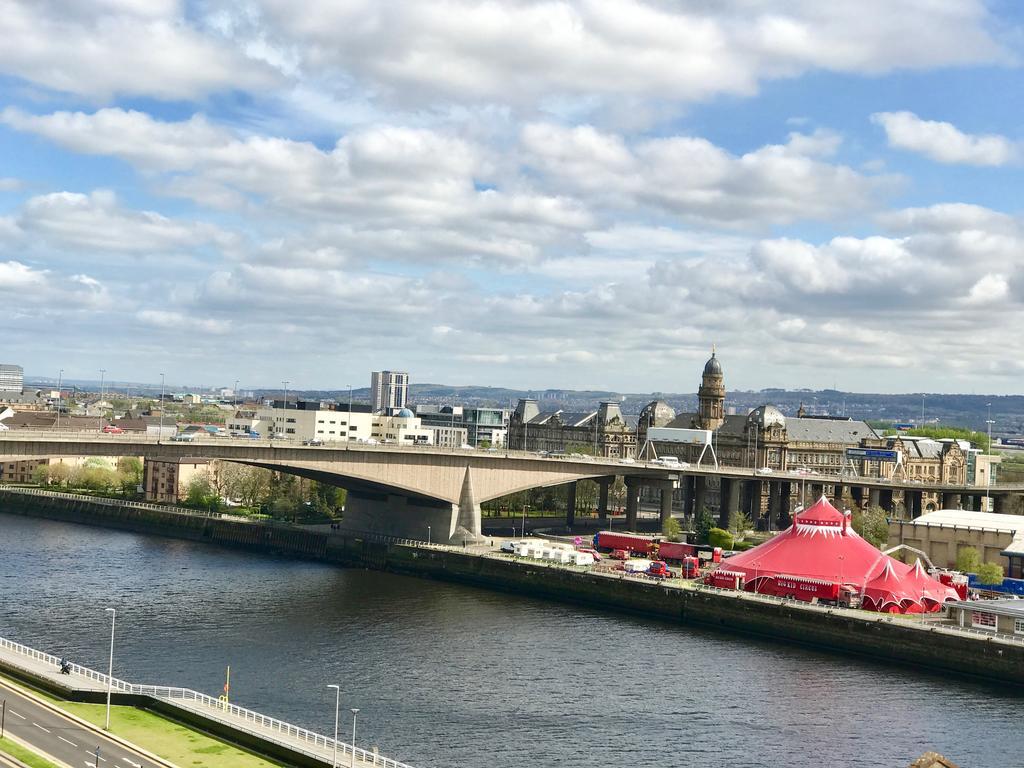 The Heights - River And City View Apartment Glasgow Ngoại thất bức ảnh